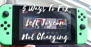 5 Ways To Fix Left Joycon Not Charging