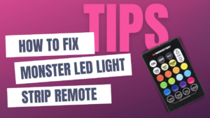 Monster LED Light Strip Remote fix